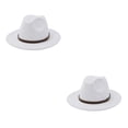 thumbnail image 3 of Jumpingount Sombreros de gran tamaño para otoño e invierno, gorros elegantes de lana para mantener el calor, mujeres, hombres, vaquero, niños, Type5 NO5, 3 of 6