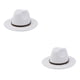 thumbnail image 3 of Guardurnaity Sombrero con hebilla de cinturón Gorras de ala ancha Lana para mantener el calor Niños al aire libre Type4 NO4, 3 of 6