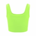 thumbnail image 4 of outfmvch tank top for women glitter strappy tank cami swing vest clubwear womens tops crop tops yellow, 4 of 7
