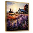 thumbnail image 2 of Designart "Farmhouse Garden Pointillism I" Landscape & Nature Floater Framed Canvas Art Print, 2 of 7