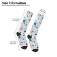 thumbnail image 5 of Balery Cute Chameleons On Blue Fun Novelty Socks Men'S Women'S Crew Socks Funny Crazy Novelty Socks Quirky And Cool Socks, 5 of 9