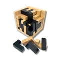 thumbnail image 1 of Cubo de rompecabezas de madera: Geniales gadgets de oficina para escritorio, rompecabezas de bloques y rompecabezas de cubos, 54 piezas en forma de L, escritorio o regalo, 1 of 5