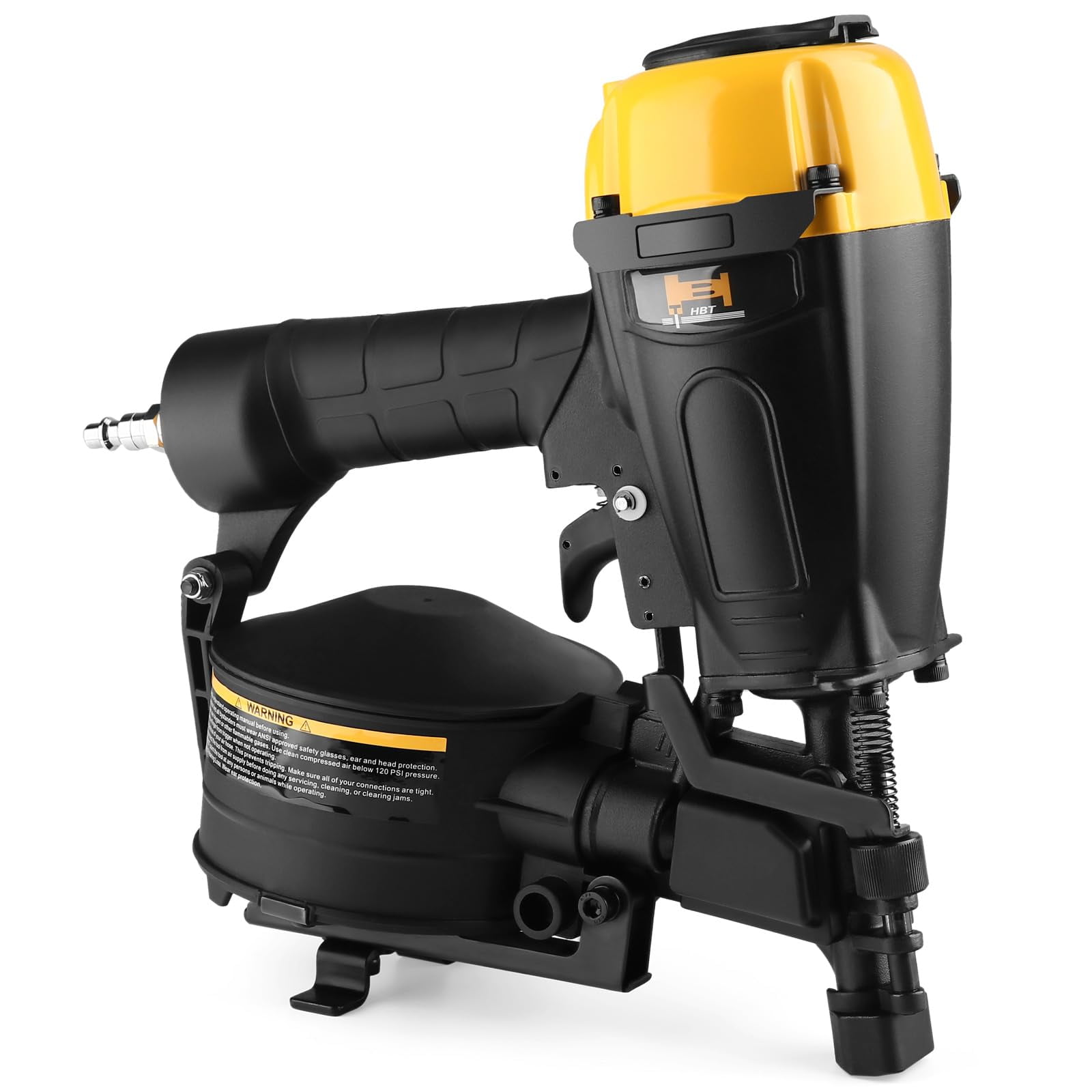 HBT HBCN45P 7/8" to 1-3/4" Coil Roofing Nailer with Magnesium Housing 11 GA Roofing Nail Gun