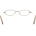 thumbnail image 4 of Womens Optical Eyewear - Oval Shape, Metal Full Rim, Shiny Copper, 4 of 4