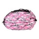 thumbnail image 1 of Bolso de hombro de viaje impermeable con camuflaje rosa y rojo, de gran capacidad y plegable para guardar las compras, 1 of 8