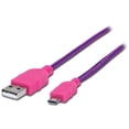 thumbnail image 1 of Cable Manhattan USB 2.0 Tipo A macho/Micro B macho de 91 cm, Color Manhattan M-352758, 1 of 2