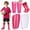 Pink, variant on Amaopus Soccer Shin Guards for Kids Youth, 3-in-1 Toddler Shin Pads Set with Sleeves and Long Soccer Socks for Age 3-5 Boys & Girls, Protective Lightweight Soccer Equipment for Playing Training, Pink