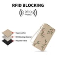 thumbnail image 4 of LOUEBICA Wallet Women Clutch Leather Wristlet Wallet Fashion Embossed RFID Blocking Credit Card Holder with Strap, 4 of 8