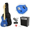 D'Luca Kids 30 Inches Electric Guitar Package 1/4 Size Blue