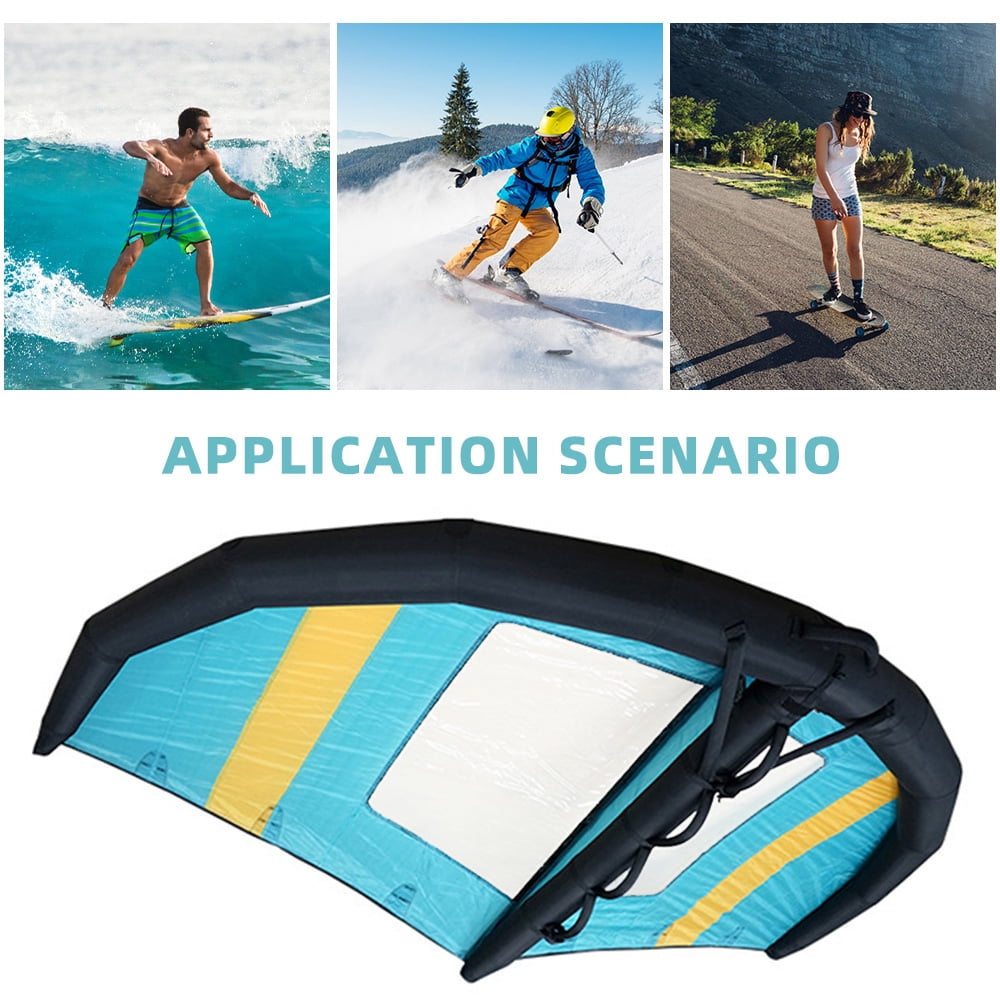 Portable Windsurfing Inflatable Wing 5㎡ Handheld Wing Foil Kite Surfing Inflatable Wing With Window