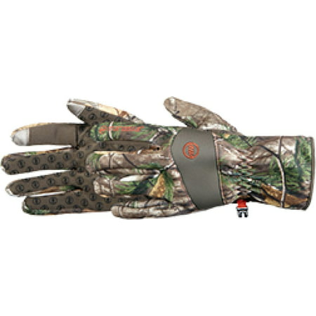 Manzella Whitetail St Bow Touch Tip Glove Realtree Xtra
