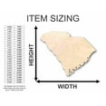 thumbnail image 2 of Unfinished Wood South Carolina Shape - State - Craft - up to 46" DIY 42" / 3/4", 2 of 3