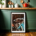 thumbnail image 6 of ICE STORM #3 - Austin Texas Photography Bicycle Winter Vintage Rustic Snow Street Photography Black Framed Wall Art Print 20 x 30 inches, 6 of 8
