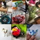thumbnail image 2 of 100pcs Evil Eye Beads Evil Eye Nail Charms Resin redonda de tapa plana Cabochon Dome Charmally Charmas para teléfonos de bricolaje Muñecas Clay Plush Toys, 2 of 5