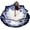 Blue, variant on Ceramic Tea Strainer In The Shape Of An Umbrella Tea Cup, Umbrella Tea Strainer Filter Made Of Blue And White Chinese Umbrella Shaped Ceramic Tea Infuser Set (Blue)