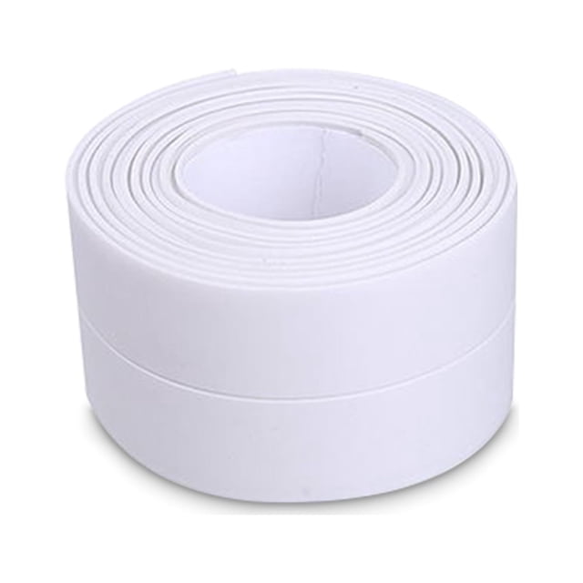 Cinta de calafateo autoadhesiva Gecheer, resistente al moho y al agua, para encimeras de cocina, baños, suelos, paredes, fregaderos, lavabos, protectores de bordes de gas, tira de sellado.