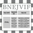 thumbnail image 4 of Oval Tablecloth Black And White Checkered Tablecloth, Modern Plaid Oval Tablecloth, Checkered Tablecloth, Indoor/Outdoor Waterproof Wrinkle Free Durable Gingham Tablecloth For Oval Tables 54 X 72 In, 4 of 4