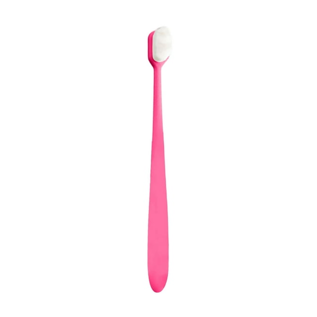Uuiauoio Micro Nano Toothbrushes,Extra Soft Toothbrush with Ultra Soft Floss Wave Bristles Manual Toothbrush for Adults Sensitive(1 pc)