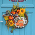 thumbnail image 5 of The Front Door Autumn Wreath, Thanksgiving Wreath, Harvest Decoration Farmhouse Porch Door, Thanksgiving Decoration, 5 of 5