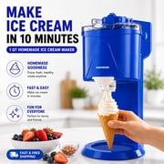Ice Cream Maker 1 Quart, Automatic Homemade Ice Cream & Frozen Yogurt Machine, Detachable Design for Easy Cleaning, Perfect Summer & Party Gift, Children's Day Gifts