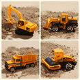thumbnail image 4 of JoyStone 25 in 1 Construction Trucks Push and Go Car Carrier Truck Toy, Play Vehicles with Sounds and Lights, 12 Mini Diecast Trucks Included, 4 of 7