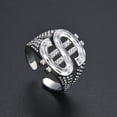 thumbnail image 5 of FRCOLOR mens ring Copper Adjustable Open Rings for Men Fashionable and Comfortable to Wear Assorted Color,0.74"X0.57"X0.12", 5 of 5