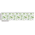 thumbnail image 3 of Ambesonne Botanical Fabric by the Yard Upholstery, Forest Pattern Leaves Art, 2 Yards, Fern Green Lavender White, 3 of 5