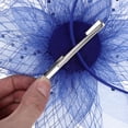 thumbnail image 3 of Shisuyan Femmes Fascinator Gaze Bleue 1Pcs 10.2x8.3 Po, 3 of 9