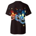 thumbnail image 5 of PMUYBHF T-Shirt Imprimé à Manches Courtes Col Rond pour Femmes Printemps Été 1841 m, 5 of 5