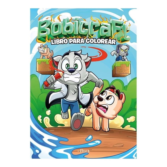 Libro para Colorear y de Actividad Altea Bobicraft