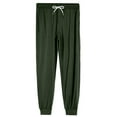 thumbnail image 6 of GrmtClth Men's Pajama Pants Lounge Jogger Night Pants Comfy Casual Pj Pants with Drawstring & Pockets Dark Green XXXL, 6 of 9
