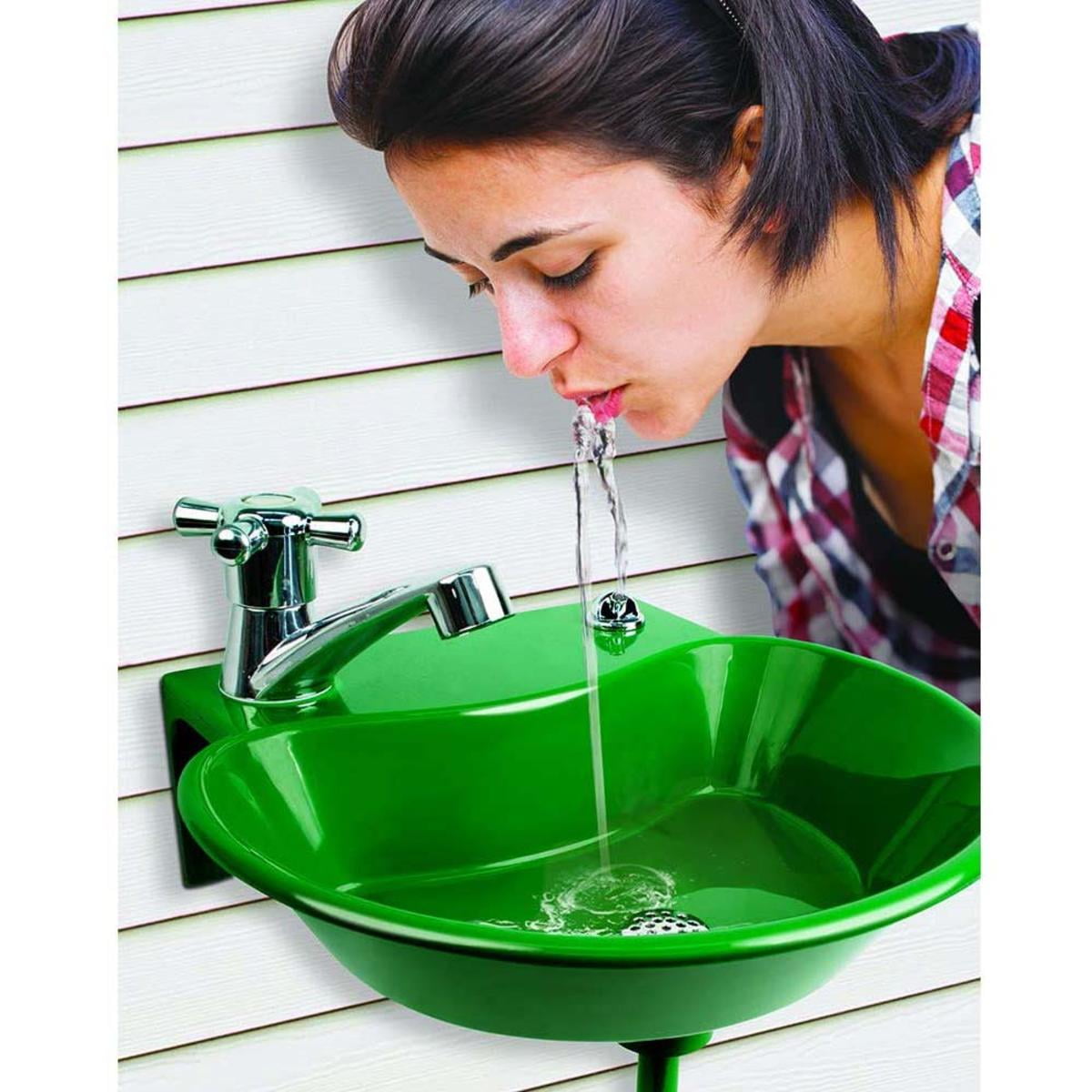2 In 1 Outdoor Water Fountain Faucet