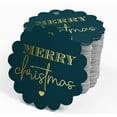thumbnail image 4 of Inkdotpot Merry Christmas Bottle Tag Real Gold Foil Favor Hang Tags Pack Of 100, 4 of 7