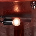thumbnail image 3 of 6-Shelf Adjustable Tempered Glass, Mirrored Back / Showcase Collectables in Corner Space with Interior Light, 3 of 3