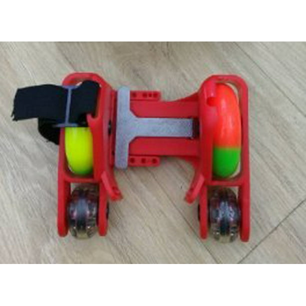 Kids Rollers Heel Skates, Flashing Lighted Heelys Heel Skate Rollers