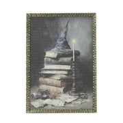 15.75" Stacked Books & Witch Hat Wall Art by Ashland-Halloween Home Decor