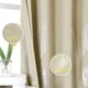 thumbnail image 3 of Cortinas Blackout Estelar Textiler con Diseño de Palmera Plateada Beige 38x244 cm, 3 of 9