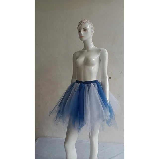 Falda sin tirantes multicolor de color caramelo para vestido de novia, falda de media longitud, falda pirata colorida