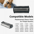 thumbnail image 4 of 2 Pcs Têtes Électriques en Aluminium pour Usage Humide et Sec Remplacement Compatible avec Rasoir BRL130 BRL140, 4 of 5