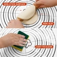thumbnail image 4 of KitchenKey Pastry Mat, 28" x 20" Food Grade Silicone Extra Large Non Stick Baking Sheet Mat with Measurement for Making Cookies,Macarons,Bread and Pastry, 4 of 18