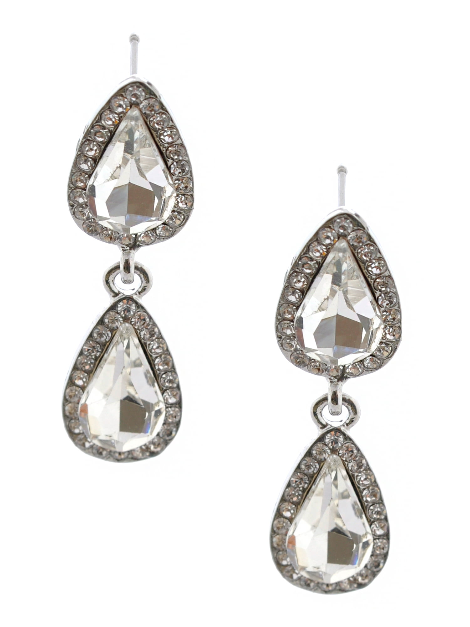 Topwholesalejewel Fashion Earring Cubic Zirconia Rose Gold Plating Dangle Earring