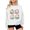 White, variant on Gunia Womens Halloween Ghost Sweatshirt Fashion Cute Casual Print Round Neck Hoodless Long Sleeve Hoodie Pullover Tops Fall Trendy Clothes Beige S-2Xl