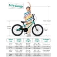 thumbnail image 7 of Vollsch BMX Style Kids Bike for 7-14 Years Old Boys Girls Teens 20 Inch Bicycle with Rear V Brake Coaster Brake, Verone Green, 7 of 7