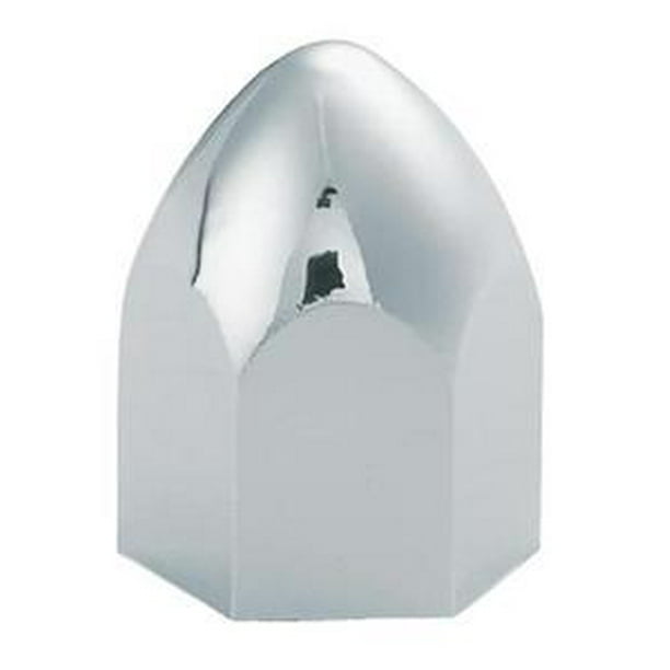 60 Chrome Pointed ABS Plastic Lug Nut Covers for 1/2" Lug Nuts