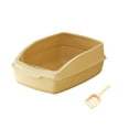 thumbnail image 2 of DOLITY Cat Litter Box Durable Kitten Potty Toilet for Indoor Cats Rabbit Small Pets Yellow, 2 of 9