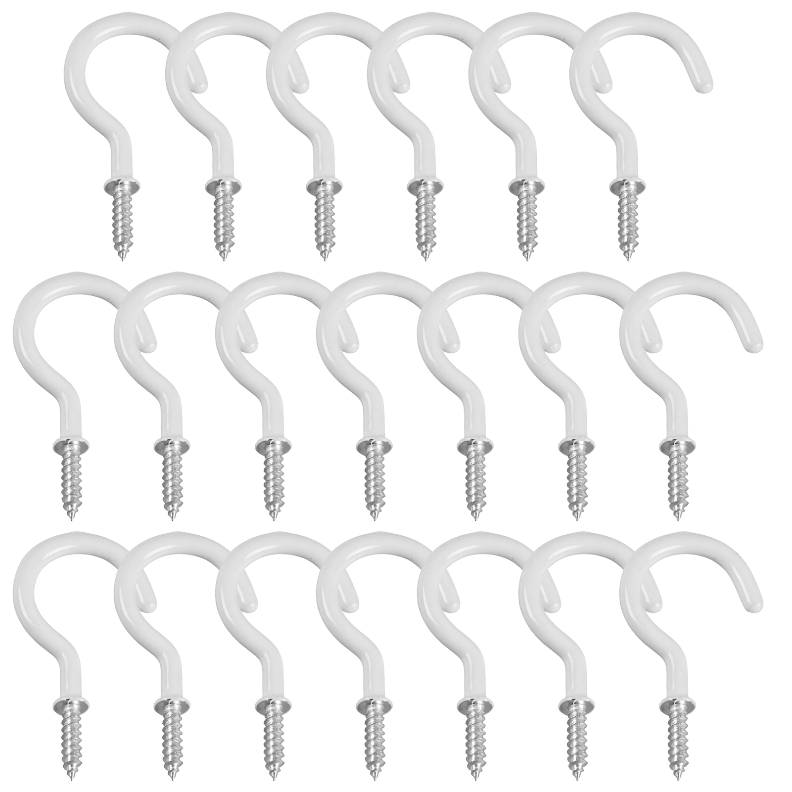 SJENERT 20Pcs 2 Inches Ceiling Hooks Wall Plant Hooks for Hanging Plant