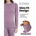 thumbnail image 4 of Iguana Women 100% Merino Wool Base Layer Top Long Sleeve Ski Thermal Shirt Midweight, 4 of 7