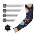 thumbnail image 5 of Shells Leaves Flowers Gardening Sleeves UV Sun Protection Cooling Arm Sleeves Anti-Scratch Farmers Sleeves for Women Men, 5 of 7
