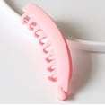thumbnail image 4 of Shipiny Large Banana Hair Clip, Strong Grip Fixed Hairpin, High Ponytail Artifact, Stylish Durable Hair Accessory for Daily Wear and Party Hairstyle, Pink, 4 of 7