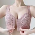 thumbnail image 7 of Thin Lace Wireless Bra Women's Integrated Underwear Comfortable Support for Daily Wear Sports Yoga and Fashion #Pink,48, 7 of 7